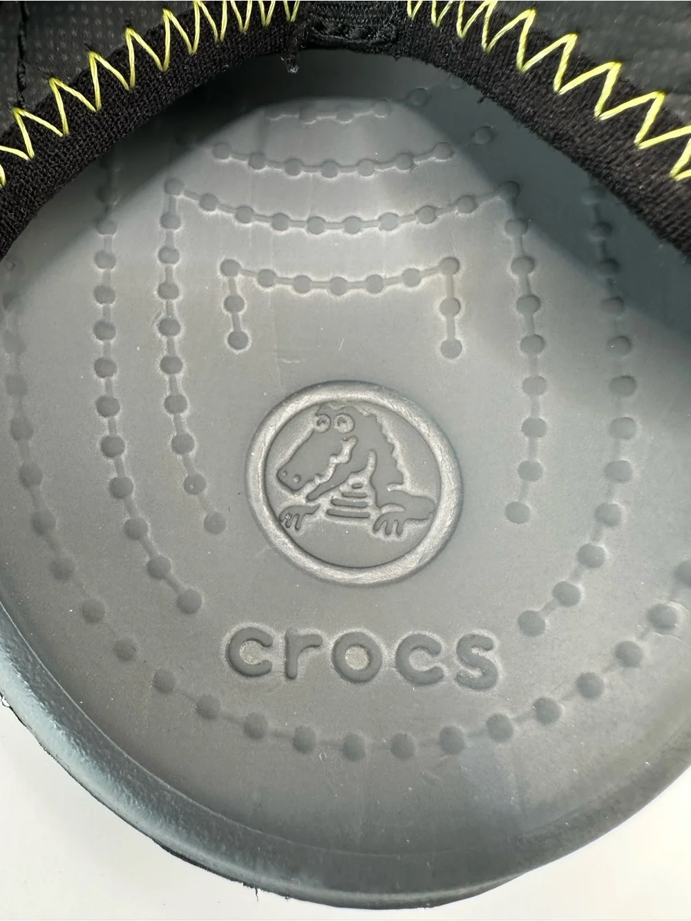 Crocs Swiftwater Black Mesh Fisherman Deck Sandals Men's size 10 Strap